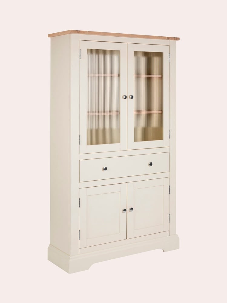 Laura Ashley White Dorset 4 Door 1 Drawer Storage Unit - Image 5 of 5