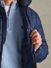 Blå - U.S. Polo Assn. Box Quilt Puffer Jacket - Bilde 5 av 5