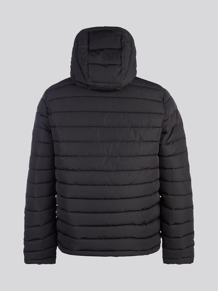U.S. Polo Assn. Black Lightweight Quilt Hooded Puffer Jacket - Image 9 of 9 U.S. Polo Assn. Black Lightweight Quilt Hooded Puffer Jacket - Image 9 of 9