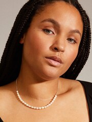 PILGRIM Silver Berthe Freshwater Pearl Necklace - Image 5 of 5