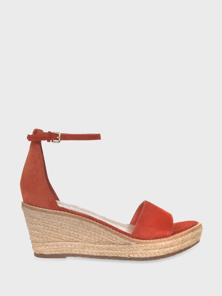 Hobbs Orange Vespa Espadrilles - Image 1 of 3 Hobbs Orange Vespa Espadrilles - Image 1 of 3