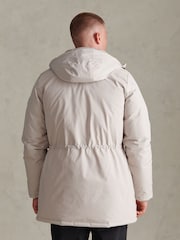 U.S. Polo Assn. Cream Smart Longline Padded Parka - Image 4 of 5