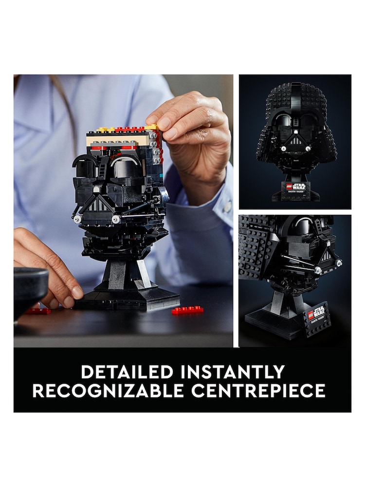 LEGO Star Wars Darth Vader Helmet Set for Adults 75304 - Image 6 of 9
