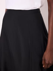 Mint Velvet Black Full Midi Skirt - Image 4 of 8