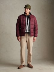 Rød - U.S. Polo Assn. Box Quilt Puffer Jacket - Bilde 3 av 8