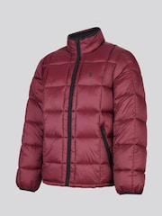 Rød - U.S. Polo Assn. Box Quilt Puffer Jacket - Bilde 7 av 8