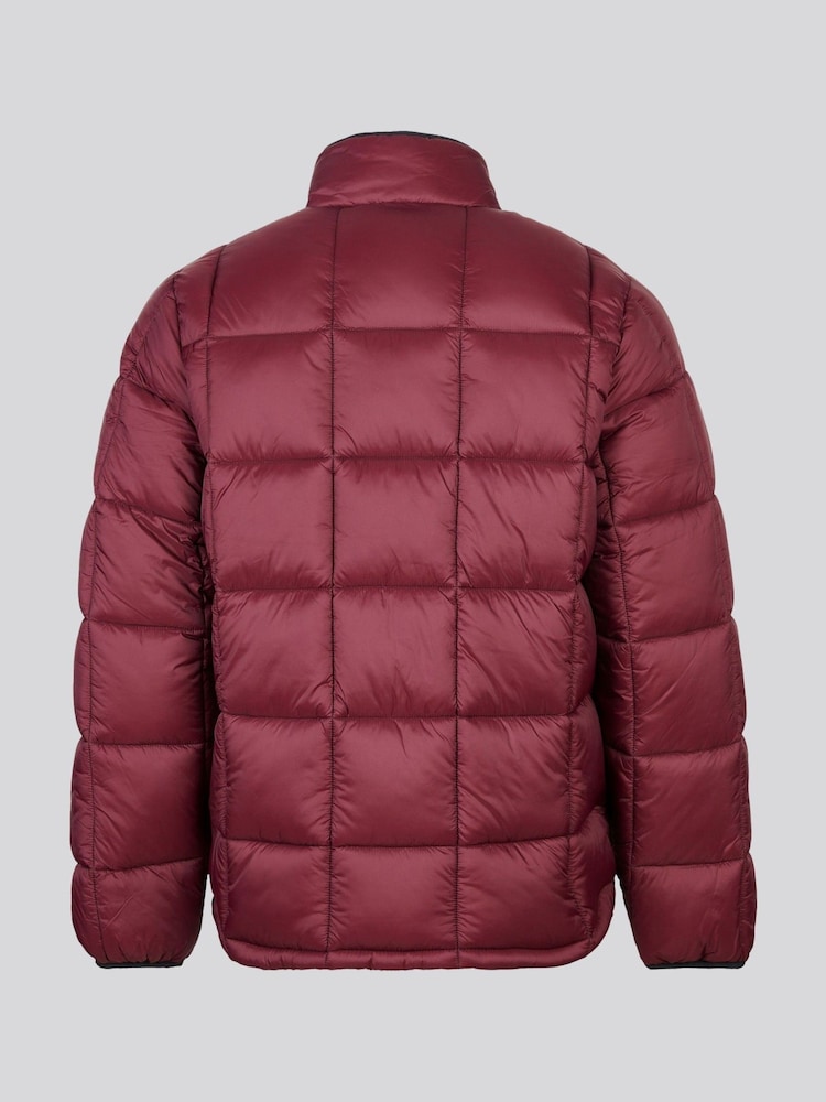Rød - U.S. Polo Assn. Box Quilt Puffer Jacket - Bilde 8 av 8