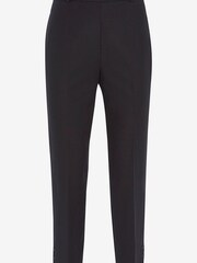 Mint Velvet Capri-Hose mit Druckknöpfen, Schwarz - Bild 5 von 6
