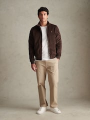 U.S. Polo Assn. Brown Corduroy Harrington Jacket - Image 3 of 5