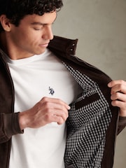 U.S. Polo Assn. Brown Corduroy Harrington Jacket - Image 4 of 5