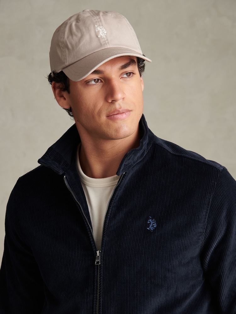 U.S. Polo Assn. Blue Corduroy Harrington Jacket - Image 2 of 6 U.S. Polo Assn. Blue Corduroy Harrington Jacket - Image 2 of 6