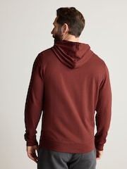 Orange Lightweight Zip Up 100% Cotton Hoodie - Image 3 of 9