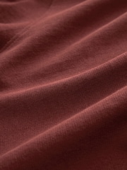 Orange Lightweight Zip Up 100% Cotton Hoodie - Image 9 of 9