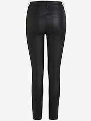 Black Coated Skinny Jeans - Image 5 of 6