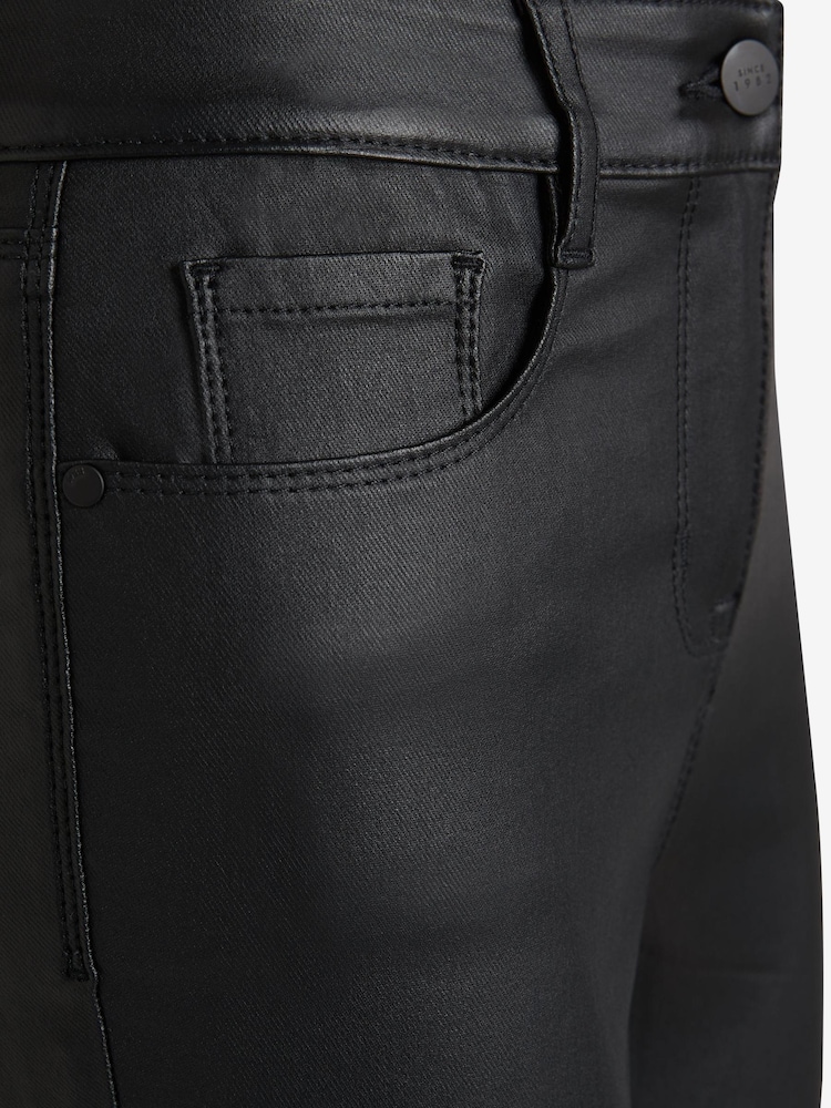 Black Coated Skinny Jeans - Image 6 of 6