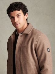 U.S. Polo Assn Natural Premium Melton Bomber Jacket - Image 2 of 8
