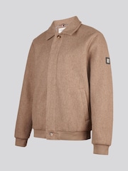U.S. Polo Assn Natural Premium Melton Bomber Jacket - Image 7 of 8