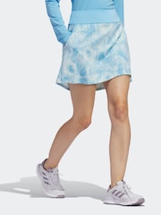 adidas Golf Womens Bright Blue Ultimate 365 Printed Skirt - Image 2 of 5