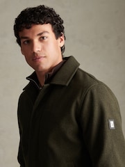 U.S. Polo Assn Green Premium Melton Bomber Jacket - Image 4 of 9