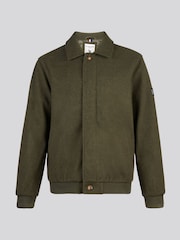 U.S. Polo Assn Green Premium Melton Bomber Jacket - Image 7 of 9