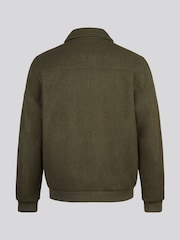 U.S. Polo Assn Green Premium Melton Bomber Jacket - Image 8 of 9
