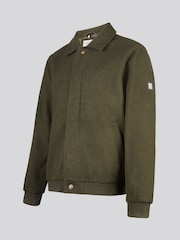 U.S. Polo Assn Green Premium Melton Bomber Jacket - Image 9 of 9