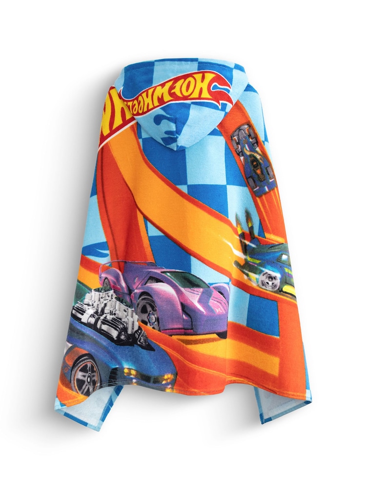 Vanilla Underground Blue Hot Wheels Poncho Towel - Image 2 of 6