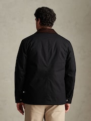 U.S. Polo Assn. Black Canvas Country Collared Jacket - Image 4 of 10