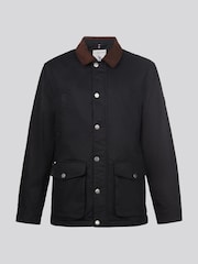 U.S. Polo Assn. Black Canvas Country Collared Jacket - Image 6 of 10