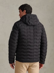 U.S. Polo Assn Black Lightweight Quilted Hooded Puffer Jacket - Image 4 of 10