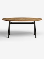 Dark Bronx 6 Seater Dining Table - Image 6 of 8
