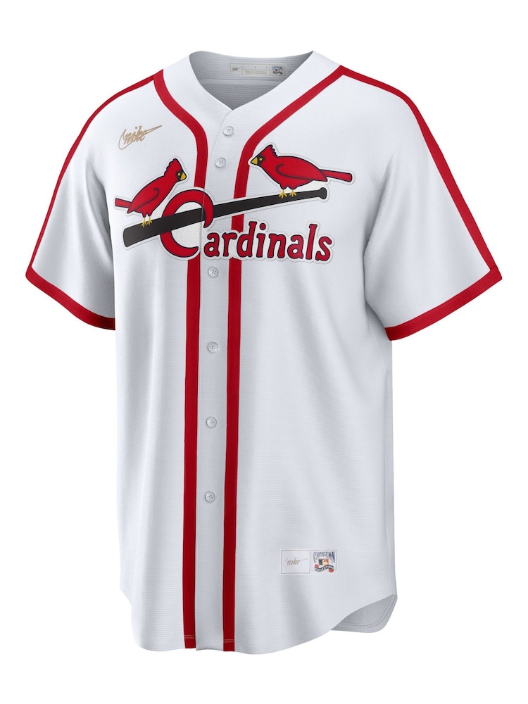 Nike White St. Louis Cardinals Official Replica Cooperstown 1942-44 Jersey - Image 3 of 3