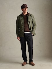 U.S. Polo Assn. Green Canvas Country Collared Jacket - Image 3 of 8