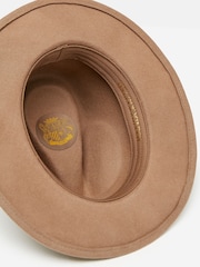Joules Maude Brown Wool Fedora Hat - Image 6 of 6
