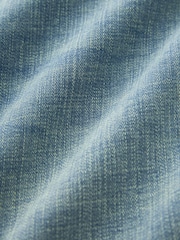 Svetlo modra letnik - Raven kroj - Vintage Wash denim kavbojke - Slika 9 iz 10