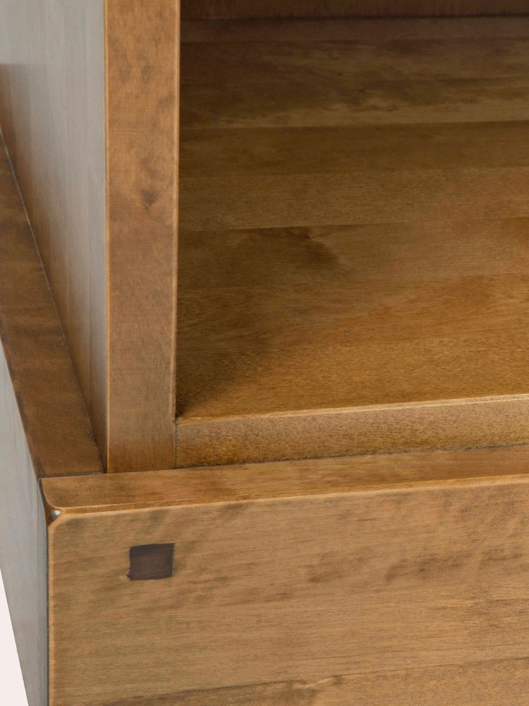 Laura Ashley Honey Gold Garrat 4 Drawer Console Table - Image 5 of 5