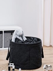 Style Sisters Black Bouclé Storage Bag - Image 2 of 4
