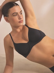 Black Non Pad Full Cup Forever Lite Smoothing Bra - Image 3 of 7