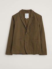 Seasalt Cornwall Green Mens Towen 100% Cotton Blazer - Image 5 of 6