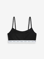 Black/Grey/White 7 Pack Strappy Crop Tops (5-16yrs) - Image 3 of 8