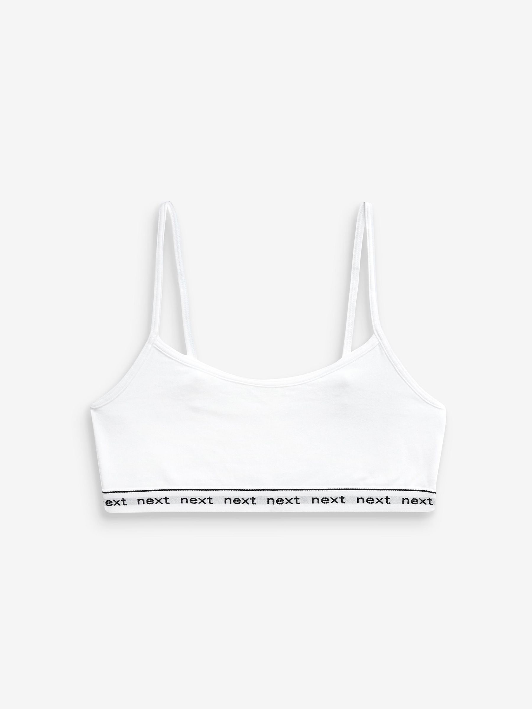 Buy Black/Grey/White 7 Pack Strappy Crop Tops (5-16yrs) from Buy Black/Grey/White 7 Pack Strappy Crop Tops (5-16yrs) from