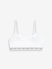 Black/Grey/White 7 Pack Strappy Crop Tops (5-16yrs) - Image 6 of 8