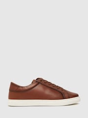 Schuh Wayne Leather Trainers - Image 1 of 4