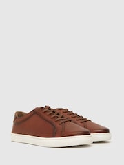 Schuh Wayne Leather Trainers - Image 2 of 4