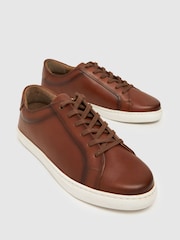 Schuh Wayne Leather Trainers - Image 3 of 4