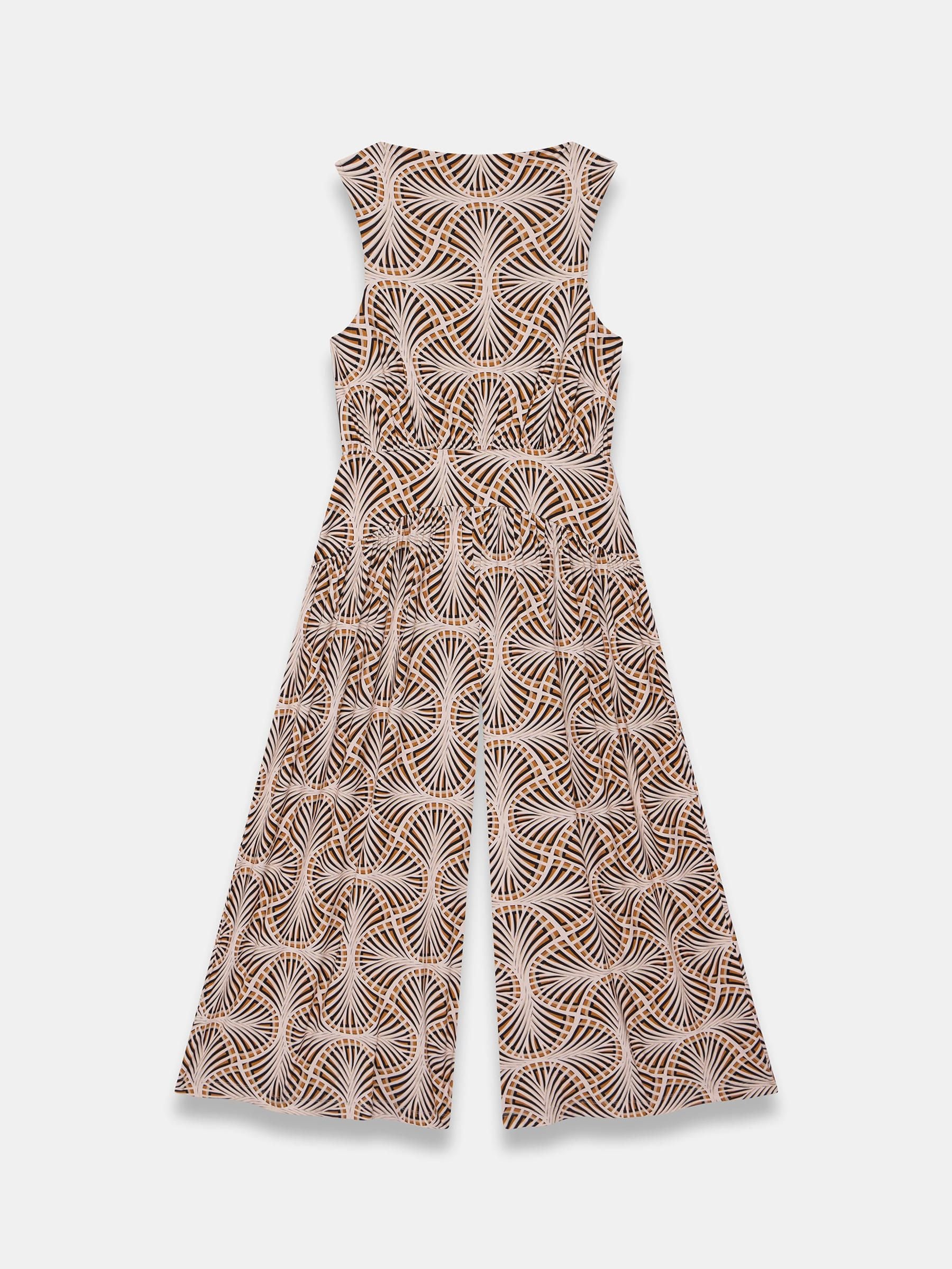 Buy Mint Velvet Black Geo Print Jumpsuit from Next USA