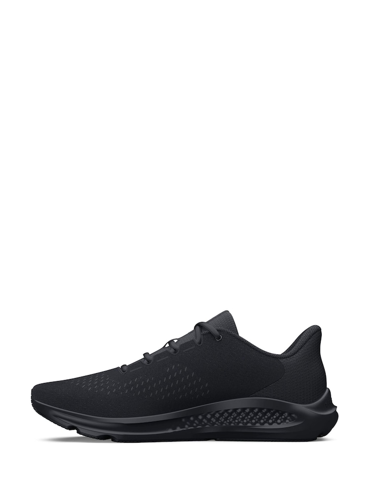 Under Armour Charcoal Black Charged Pursuit 3 Trainers - Image 3 of 8