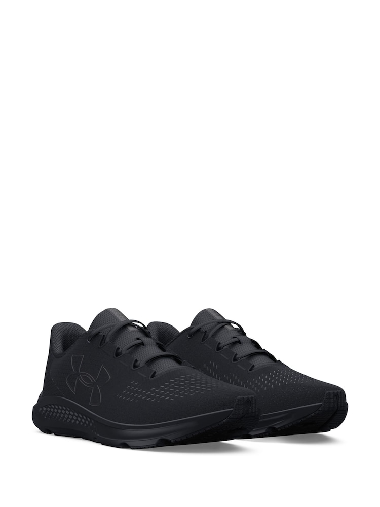 Under Armour Charcoal Black Charged Pursuit 3 Trainers - Image 4 of 8