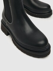 Schuh Alivia Chunky Black Chelsea Boots - Image 4 of 4