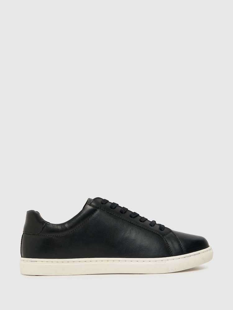 Schuh Wayne Leather Trainers - Image 1 of 4